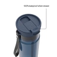 thumbnail image 4 of Contigo 28 oz Plastic Water Bottle Tumbler with Straw – DualSip Leak-Proof Reusable Water Bottle, Spill-Proof for Bags, Carry Strap, Blue/Clear, 4 of 7