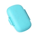 thumbnail image 3 of Wheat Straw Portable Plastic Pill Storage Box 8 pill box Grid Mini Vitamins Organizer Medicine Containers, 3 of 7