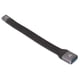 thumbnail image 1 of Adaptador USB3.0 a USB C 10Gbps 2.4Amps Metal portátil FPC USB3.0 hembra a USB C Cable de extensión hembra, 1 of 5