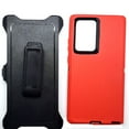 thumbnail image 6 of V CARE TOO Samsung Galaxy Note 20 Ultra 5G Case Heavy Duty Defender with Belt-Clip Holster (Red/Black), 6 of 7