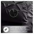 thumbnail image 4 of TiaGOC XL Black 5 Piece Bedding Set - Comforter, Pillowcase, Pillow Sham, Flat Sheet, Fitted Sheet, 4 of 6