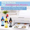 thumbnail image 5 of Koala Sublimation Sticker Paper Waterproof 25 Sheets,Glossy White , Vinyl Sticker Paper 8.5x11 for Sublimation Heat Transfer Outdoor Use, 5 of 12