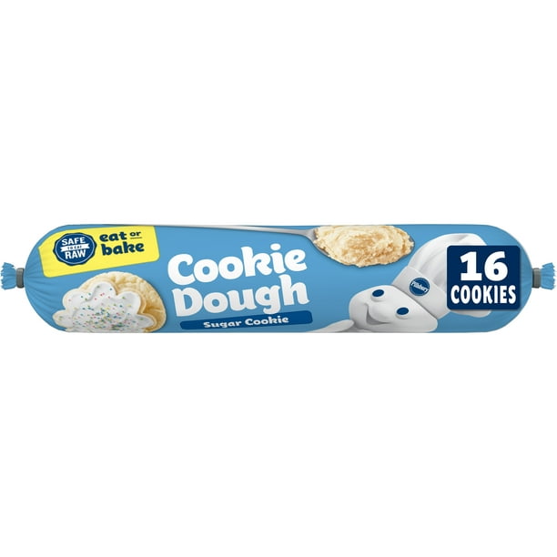 Pillsbury Sugar Cookie Dough, 16.5 oz - Walmart.com ...