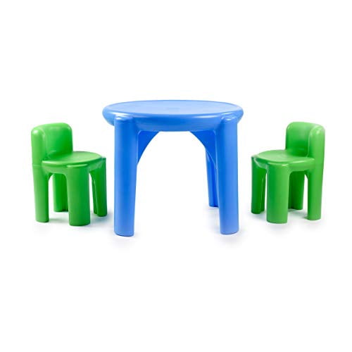 little tikes table and chairs blue