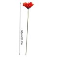 thumbnail image 2 of Langgg Artificial Chrysanthemum Simulation Floral Decor Home Party Table Centerpiece artificial Flower, Orange, 2 of 7