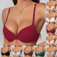 thumbnail image 6 of Diufon Womens Push Up Bra Wireless Support Everyday Bras Solid Color Comfortable Backless Plunge Bralettes, 6 of 6