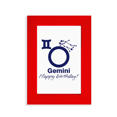 thumbnail image 1 of Constellation Fate Birthday Celebration Geni Picture Display Art Red Photo Frame, 1 of 4
