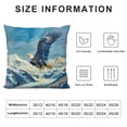 thumbnail image 5 of Orinice Eagle Mountain Sky Graphic Decorative Cushion Throw Pillow Cover for Home Living Room Sofa, High-Quality Pillowcase 1PC 22x22in, 5 of 5