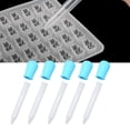 thumbnail image 1 of Dropper 5pcs Liquid Dropper Silicone Jewelry DIY Dropper Transfer Pipettes for Epoxy Resin Laboratory Experiment, 1 of 7
