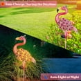 thumbnail image 7 of Solar Flamingo Lights,Solar Garden Lights Outdoor Stake Metal Flamingo Lights,Waterproof Decorative Landscape Ground Lamp for Garden Park Pathway Lawn Patio Courtyard Decorations(Warm White), 7 of 7