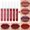 D, variant on 18-Color Lip GLōss 6-Pack Set 01 - 18 Color Lip GLōss 6 Box Set Matte Waterproof Long-Lasting Lipstick, Color Lipstickwedding, Christmas Makeup Organizers