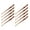Brown, variant on YIFAEUX 10Pcs 7cm Soft Bait Spiral Pattern Fast Fish Gathering Simulation Angling PVC Long Tail Breadworm Worm Fake Bait Outdoor Fishing