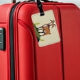 thumbnail image 5 of Goat Standing Faux Leather Travel Luggage Tag, 5 of 7