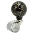 thumbnail image 2 of Volant, Bouton de Volant Flexible Rond à Faible Résistance pour Voitures Camion Tracteur Bateau Noir, 2 of 8