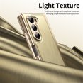 thumbnail image 3 of Allytechgroup Case for Samsung Galaxy Z Fold 7 with Screen Protector, Lens High Out Protection Non-Greasy Upgraded Anti-Drop Shockproof Protective Back Cover for Samsung Galaxy Z Fold 7, Gold, 3 of 12