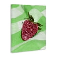 thumbnail image 2 of Stupell Industries Contemporary Glimmer Strawberry on Green Canvas Art, 30 x 40, by LISH Creative, 2 of 8