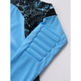 thumbnail image 7 of TiaoBug Kids Boys Padded Soccer Goalie Shirts Goalkeeper Jersey and Sweatpants Football Training Set Sky Blue 13-14, 7 of 7