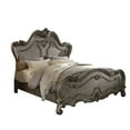 thumbnail image 4 of ACME Versailles Wooden Queen Panel Bed in Antique Platinum and Silver, 4 of 6