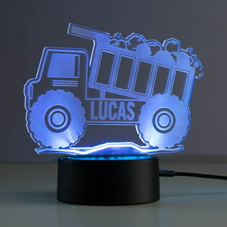 3D Optical Illusion Tractor Night Light Lamp - Mounteen in 2023
