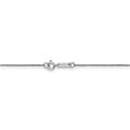 thumbnail image 4 of 14K White Gold .70mm Ropa 18 Inch, 4 of 5