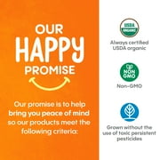 Happy Baby Organics Clearly Crafted, Stage 2, Oats & Fruits Variety Pack, Organic Baby Food, Pouches 4oz (8 pack)