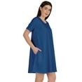 thumbnail image 3 of Inkmeso Swing Dress With Pockets Summer Cotton Tunic Tshirt Dress For Women, 3 of 7