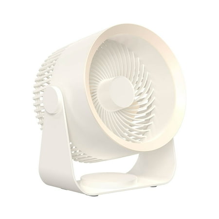 

Portable Mini Fan 3 Speeds With Night Light 180° Rotation USB Charging Quiet Fan - Quiet Portable Tabletop Fan For Home Bedroom