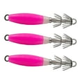 thumbnail image 3 of 3x anzuelos luminosos DYNWAVEMX señuelo que se hunde cebo de pesca fluorescente Rojo, 3 of 8