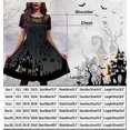 thumbnail image 5 of Womens Halloween Lace Sleeve Swing Dress, 5 of 5