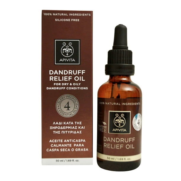 APIVITA Dandruff Relief Oil with Celery, Propolis & 4 Essential Oils