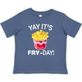 thumbnail image 3 of Inktastic Yay Its Fry Day with Cute French Fries Boys or Girls Baby T-Shirt, 3 of 5