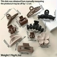 thumbnail image 6 of BYXAS Claw Clips for Thick Thin Curly Hair 30 Count for Women - Hair Claws for Thin Thick Curly Hair - Large and Small Matte Clips - Strong Hold Nonslip Hair Claws - Various Sizes and Styles, 6 of 11