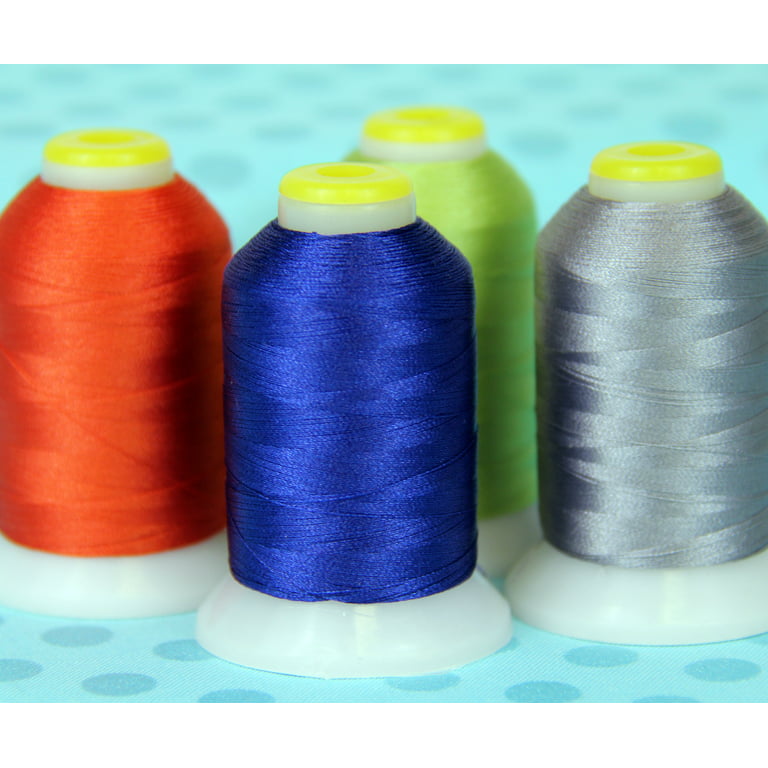 61 brother colors 100% polyestery embroidery Thread 1000m +