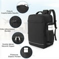 thumbnail image 4 of Softlife Durable Extra Large 40L Travel Backpack for17 Inch Laptop,Black, 4 of 9