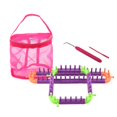 thumbnail image 3 of De Telar De Tablero De Tejer Desmontable Con Bolsa De Almacenamiento Para Tejer Bufanda De Calcetín Macarena Telar de tejer cuadrado, 3 of 8