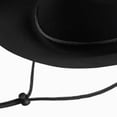 thumbnail image 4 of CAUYDY Toddler Boys Girls Wide Brim Cowboy Hat Unisex Western Ranch Sun Hat for Kids Outdoor Play Youth Cowgirl Hats Gift for Children Sizes 4-10 Years,Black, 4 of 5