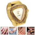 thumbnail image 2 of Mini anillo de dedos Mini anillo Reloj delicado Estudiantes Anillo Reloj Modern Finger Watch, 2 of 5