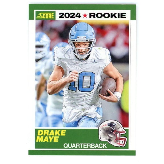 NFL 2024 Score Football 35th Anniversary Drake Maye #3 (Rookie)
