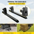 thumbnail image 6 of VEVORbrand Clamp On Pallet Forks 4000 lbs, Tractor Bucket Forks 60in Quick Attach, Fork Attachment for Skid Steer,Loader Bucket, 6 of 9