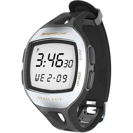 Sportline 12-Function ECG Heart Rate Monitor Watch with Patented 1