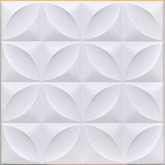 50pc of Closter White (20"x20" styrofoam) Ceiling Tiles - Covers About 135sqft