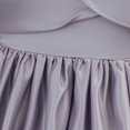 thumbnail image 4 of Kiijoy Girls Evening Gown Off Shoulder Satin Wedding Party Formal Dress, Purple, Size 8-13, 4 of 4