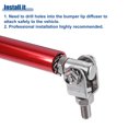 thumbnail image 5 of Unique Bargains 1 Pair Aluminum Alloy 6"-8" 150mm Car Front Bumper Lip Splitter Strut Rod Tie Support Bars Red, 5 of 6