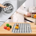 thumbnail image 4 of Ryvnso Skull Stylish Dish Drying Mat for Kitchen Countertop 16x18 Small Dish Pad Drainer Rack Dish Sink Mats, 4 of 7