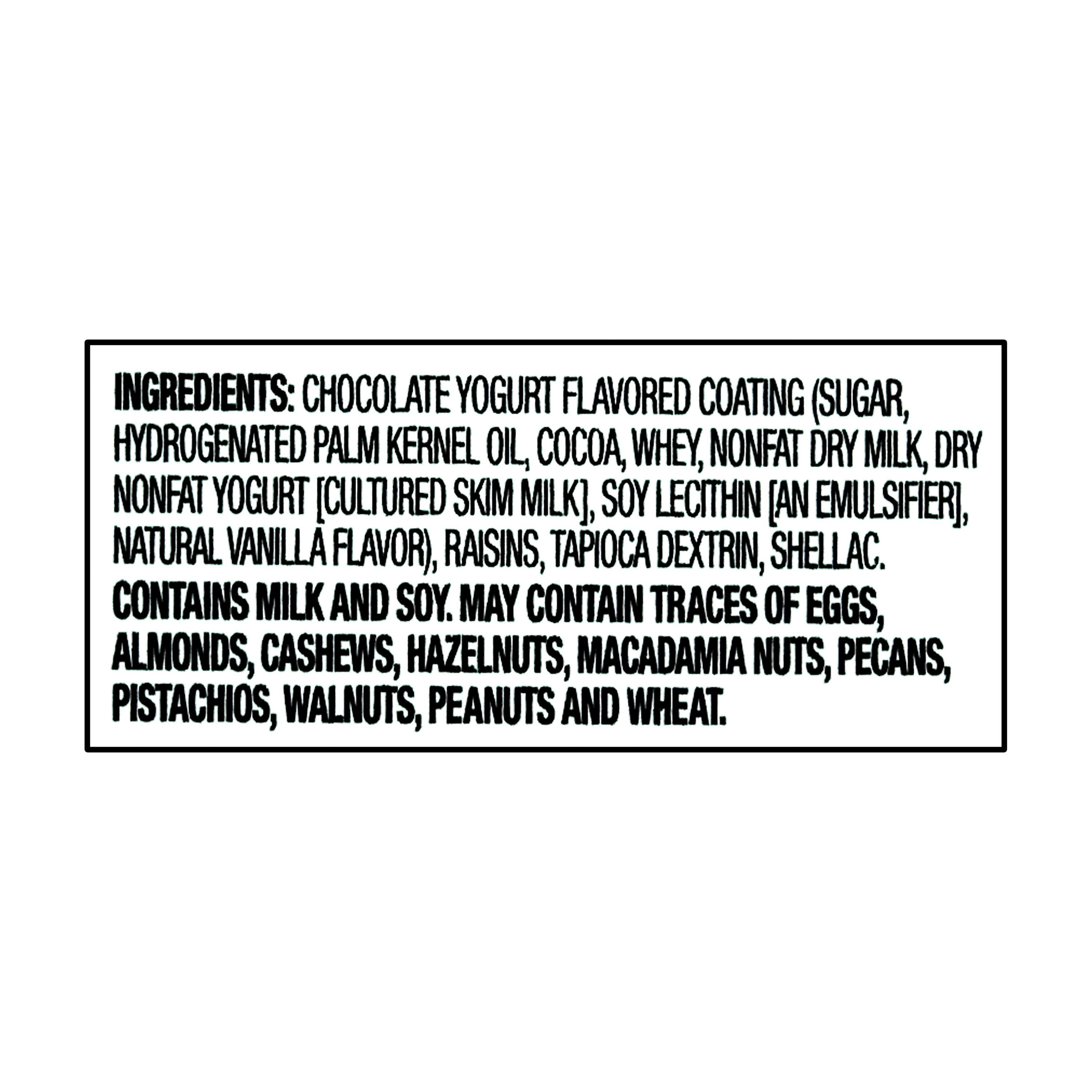 (4 pack) Great Value Chocolate Flavored Cocoa Yogurt Raisins, 1 oz, 6 Count