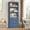 Blue, variant on Homfa 71" Tall Bookcases with 3 Large Drawers, 3 Tier Wooden Storage Bookshelf for Living Room Home Office, White