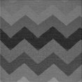 thumbnail image 1 of Ahgly Tapis d'Intérieur Lavable en Machine Carré Transitionnel Gris Platine, 4 Pieds Carré, 1 of 7