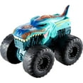 thumbnail image 4 of Hot Wheels Monster Trucks Roarin' Wreckers, 1:43 Scale Mega-Wrex Toy Truck with Lights & Sounds, 4 of 7