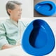 thumbnail image 2 of Urinario azul anti-derrames con asiento para orinal para pacientes postrados , atención de ancianos, reutilizable, de limpiar Macarena Urinarios Portátiles Bedpan, 2 of 8