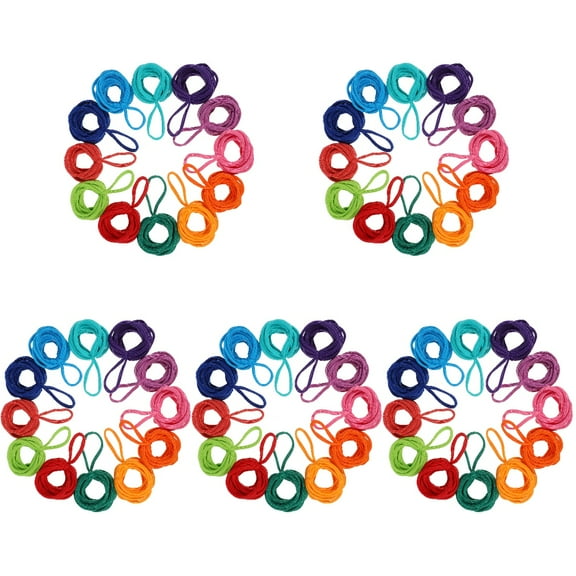 960pcs Potholder Weaving Loom Loops Portable Elastic Loom Bands for Kids